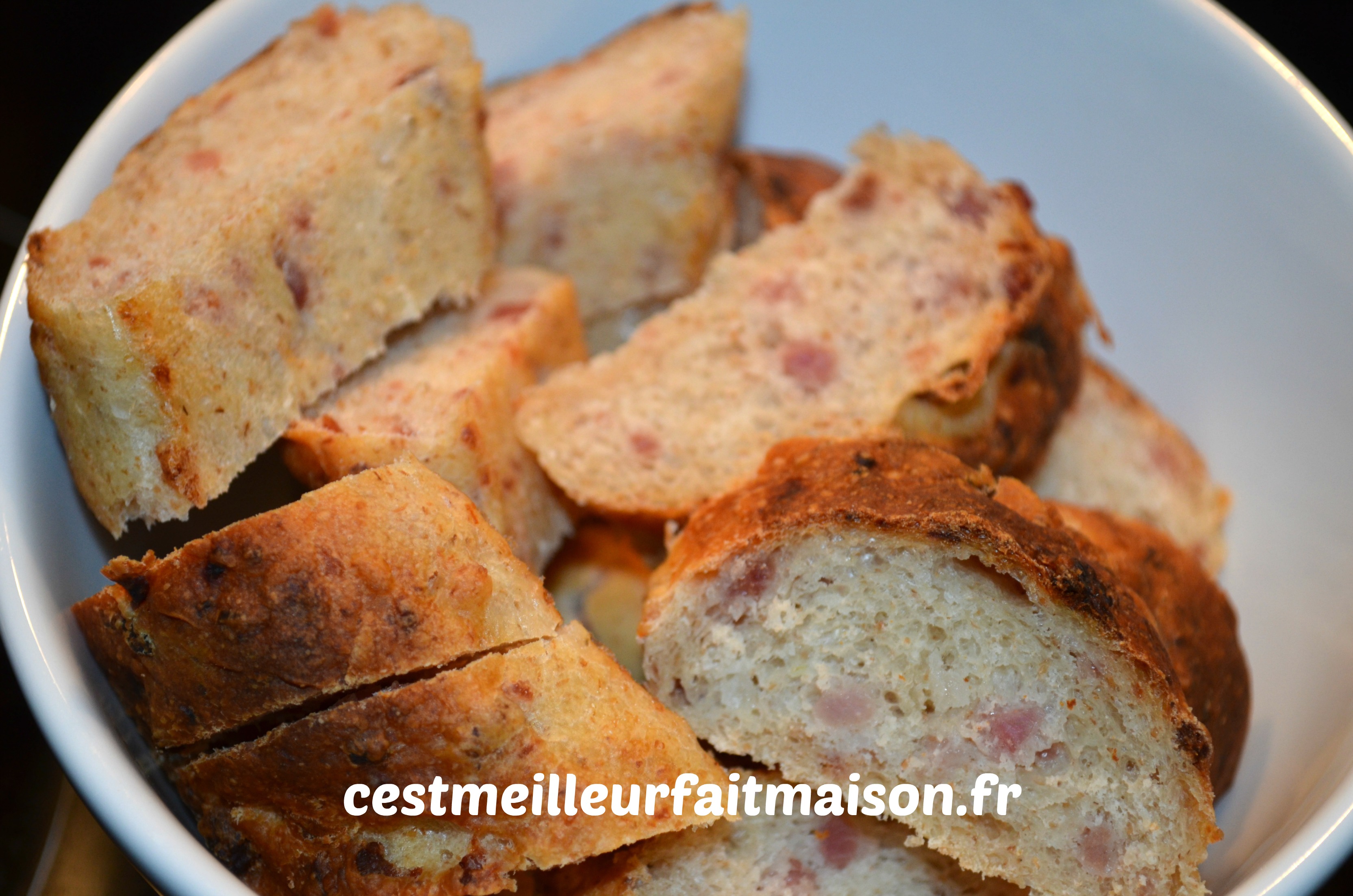 Ficelles oignons lardons C'est meilleur fait maison