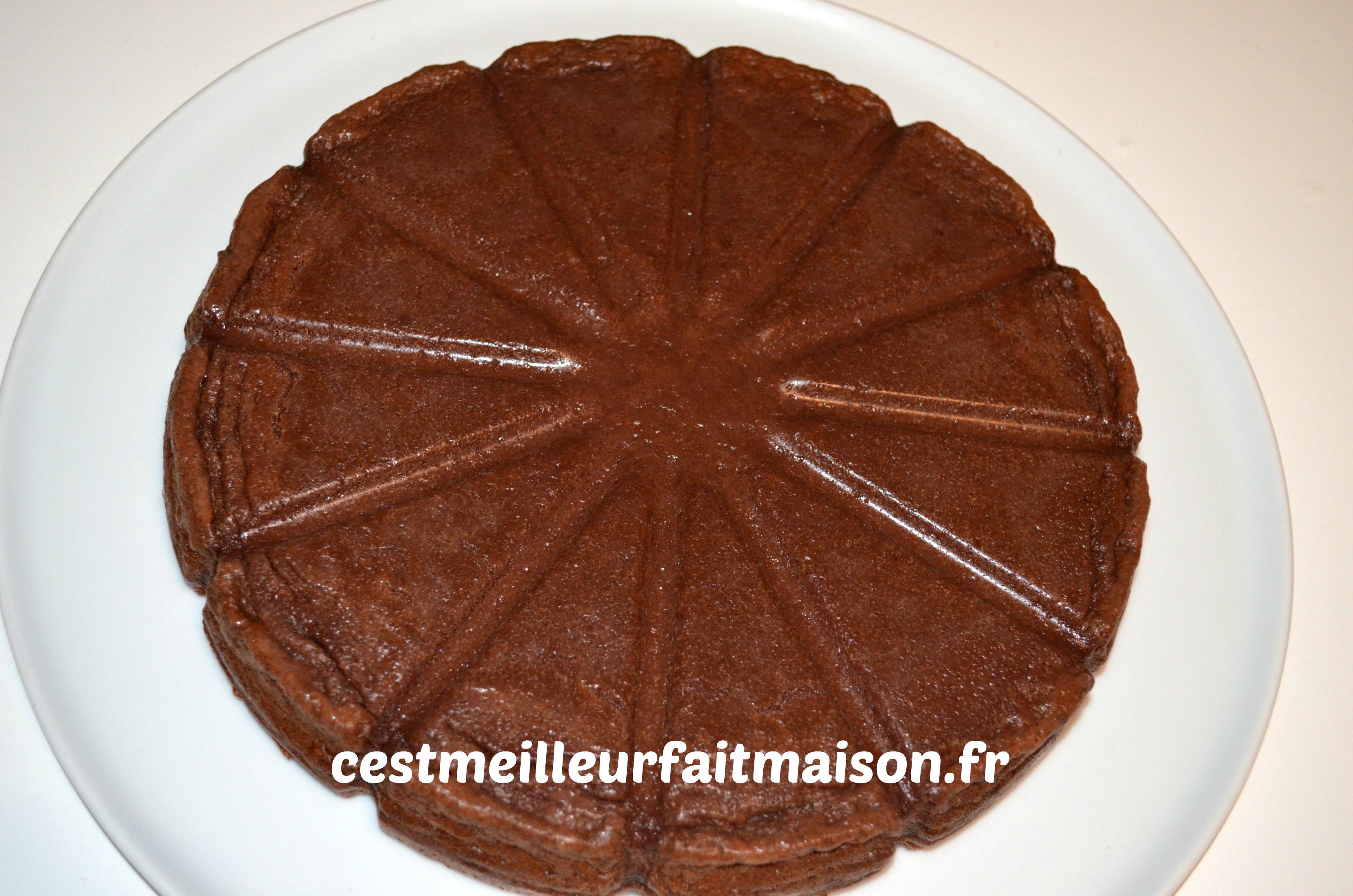 Gâteau magique au chocolat et à la noix de coco