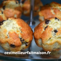 Muffins banane chocolat