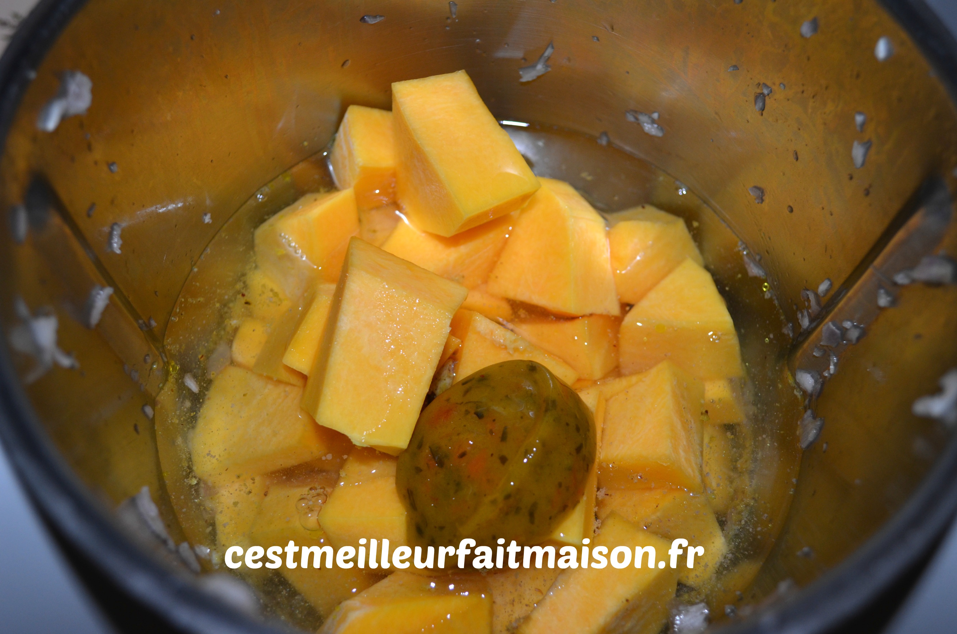 Soupe de courge butternut