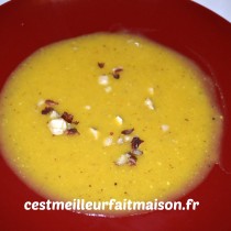 Soupe de courge butternut