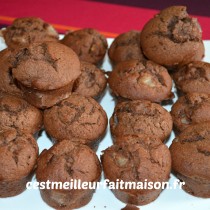 Muffins poire chocolat