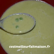 Velouté aux petits pois