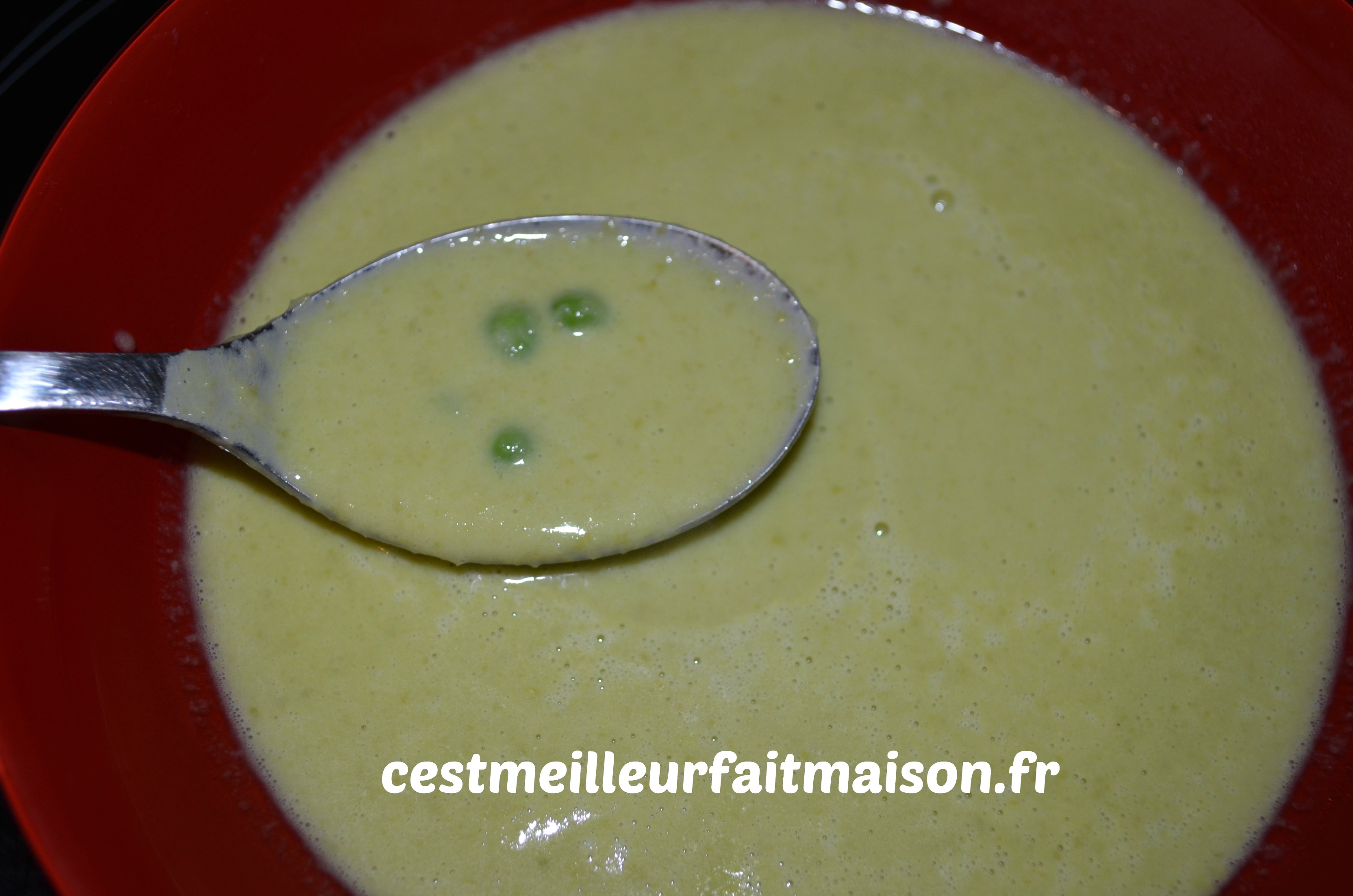 Velouté aux petits pois