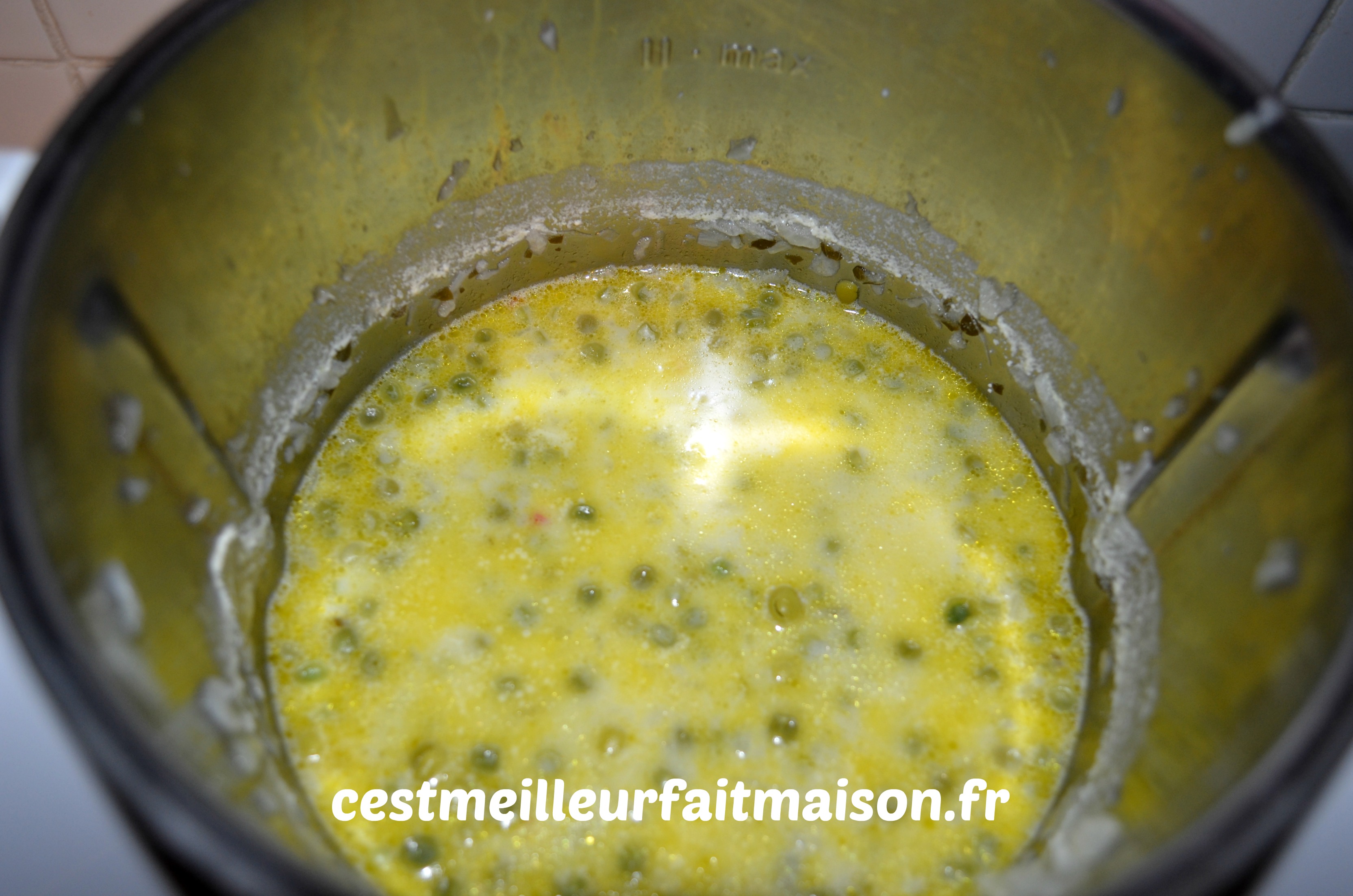 Velouté aux petits pois