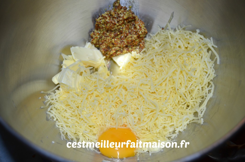 Biscuits à la moutarde et au comté - C'est meilleur fait maison