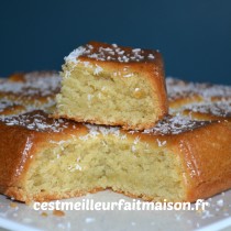 Gâteau fondant à la noix de coco