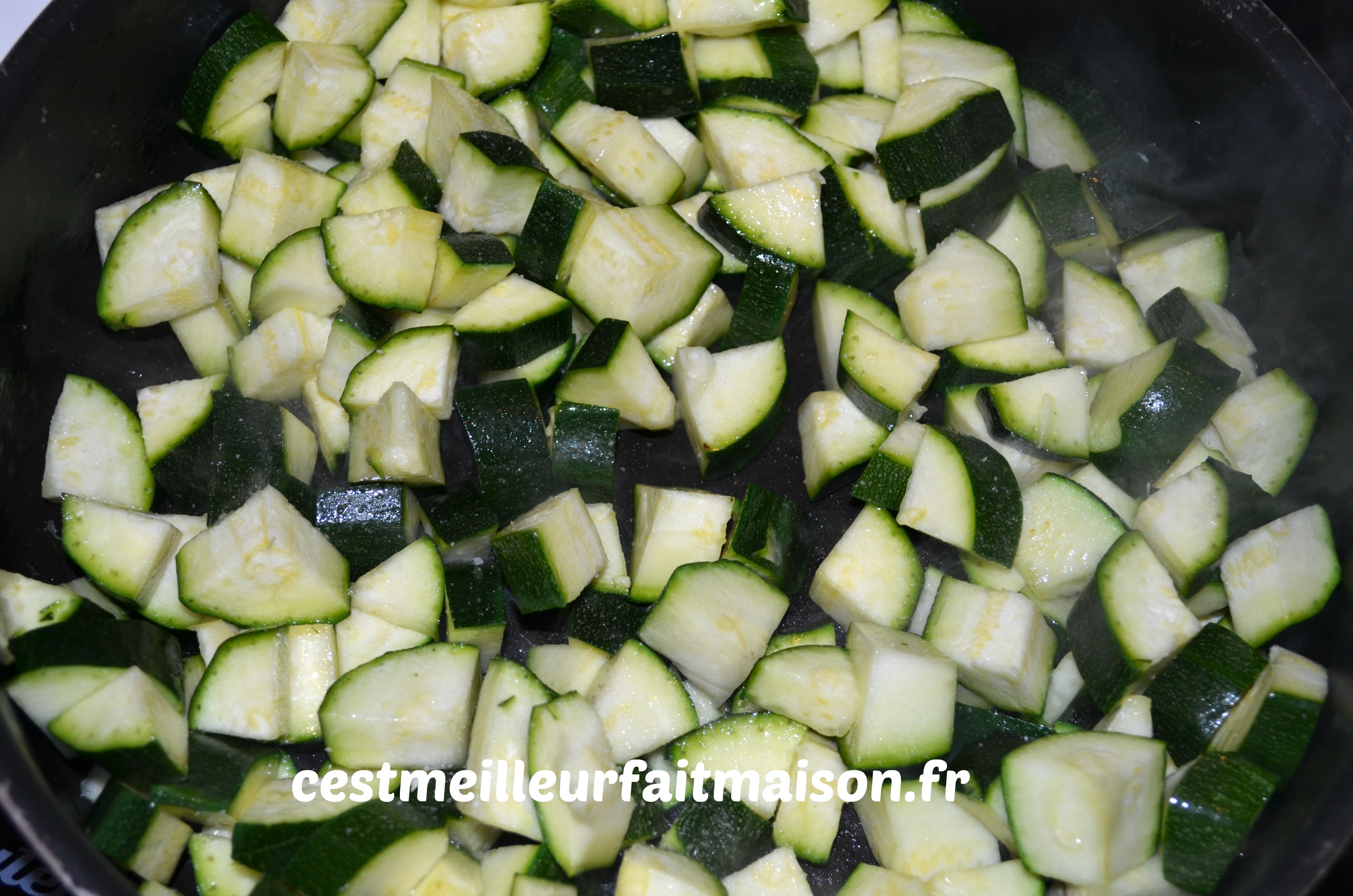 Gratin de courgettes au parmesan