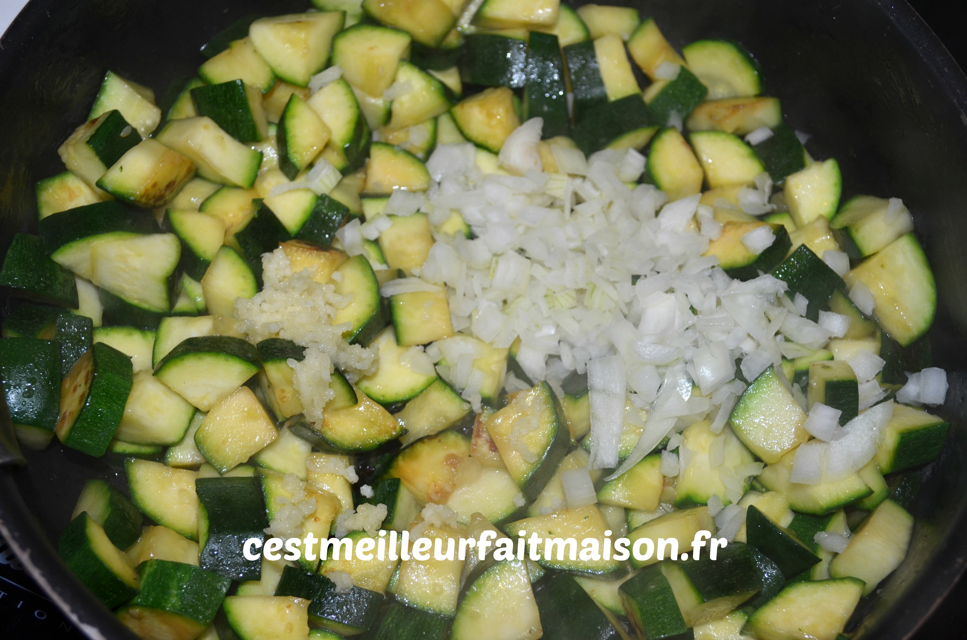 Gratin de courgettes au parmesan