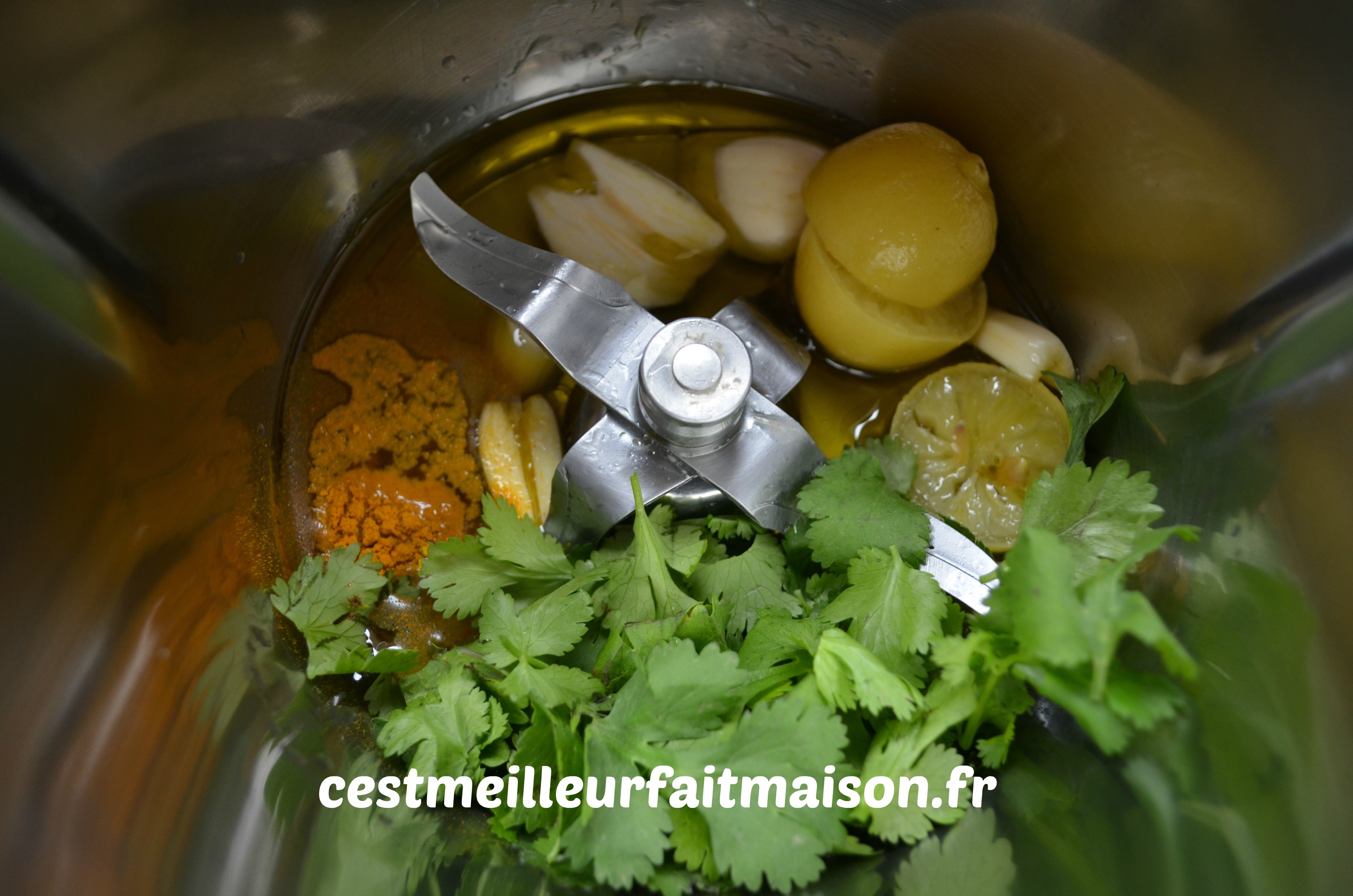 Tajine de poisson aux citrons confits