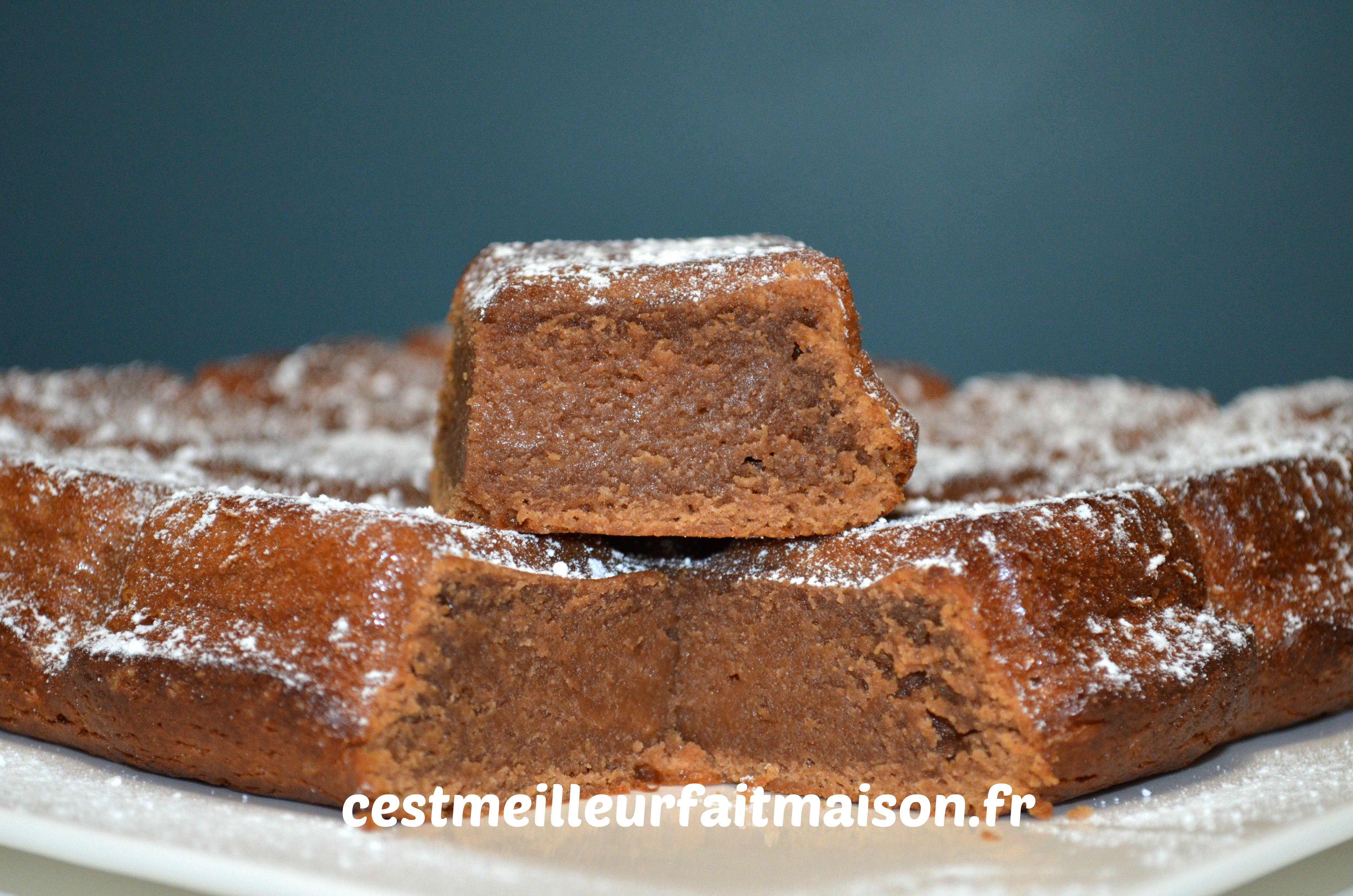 Fondant chocolat caramel