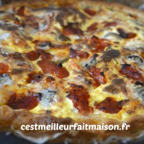 Quiche au Sainte Maure de Touraine