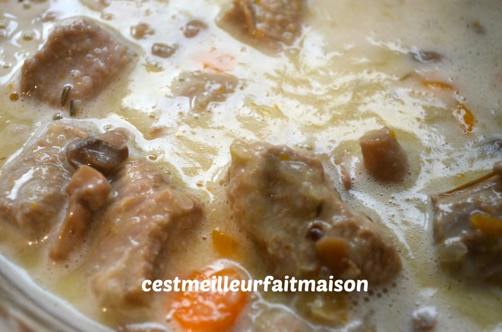 Blanquette de veau (Thermomix) - C'est meilleur fait maison