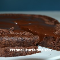 Gâteau au chocolat sans beurre ni sucre