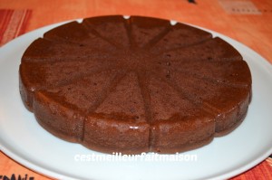 Fondant au chocolat et aux framboises