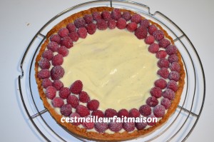 Tarte aux framboises