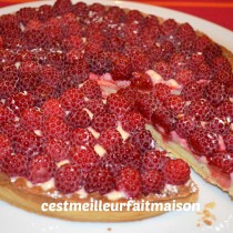 Tarte aux framboises