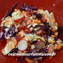 Salade vitaminée et colorée