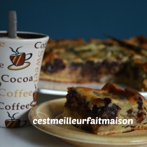 Gâteau banane chocolat