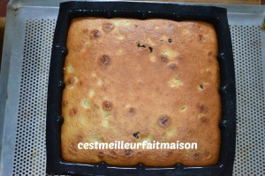 Gâteau banane chocolat