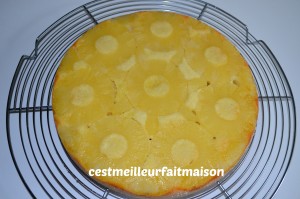 Gâteau renversé à l'ananas