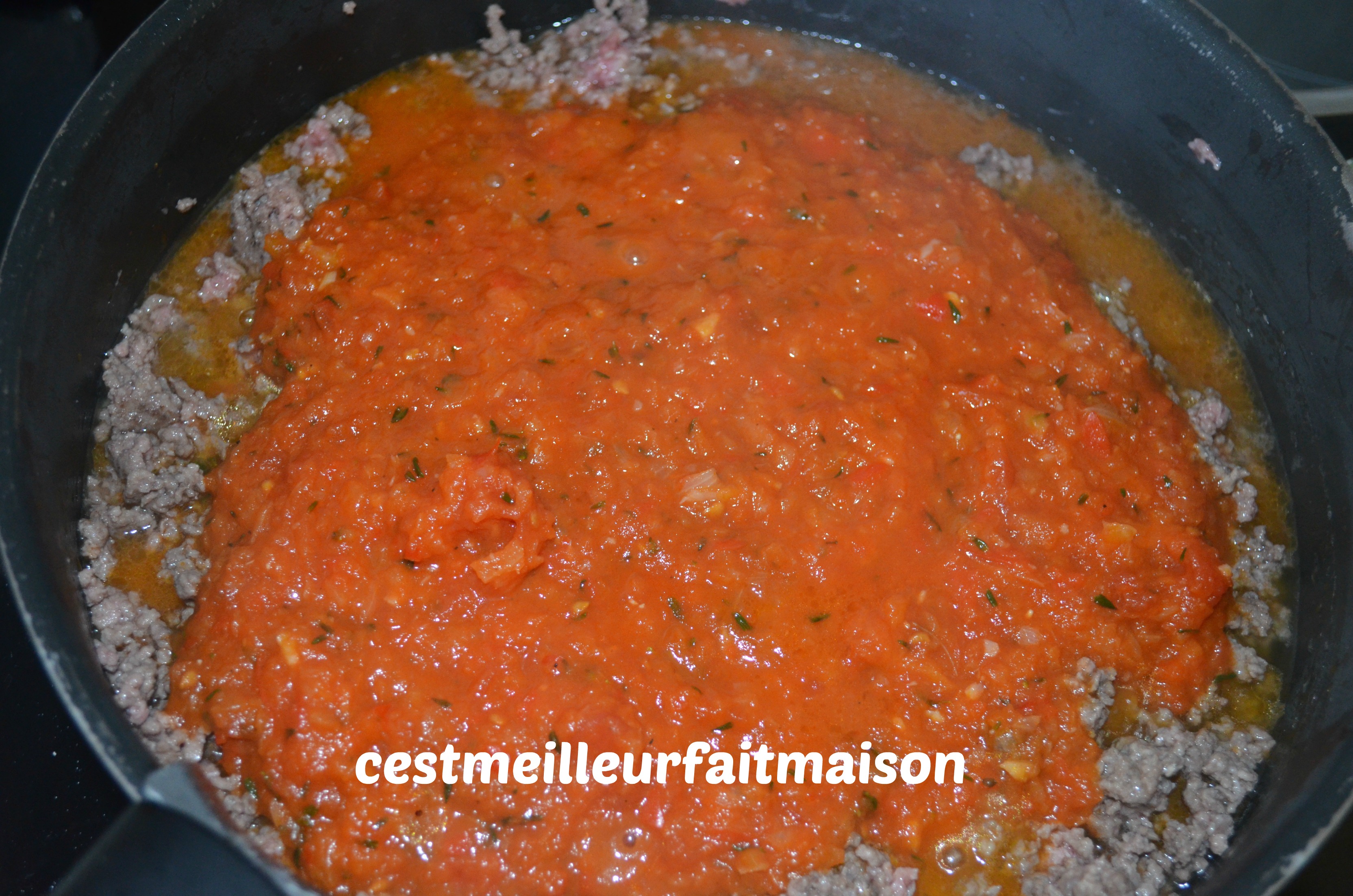 Gratin d’aubergines à la bolognaise C'est meilleur fait maison