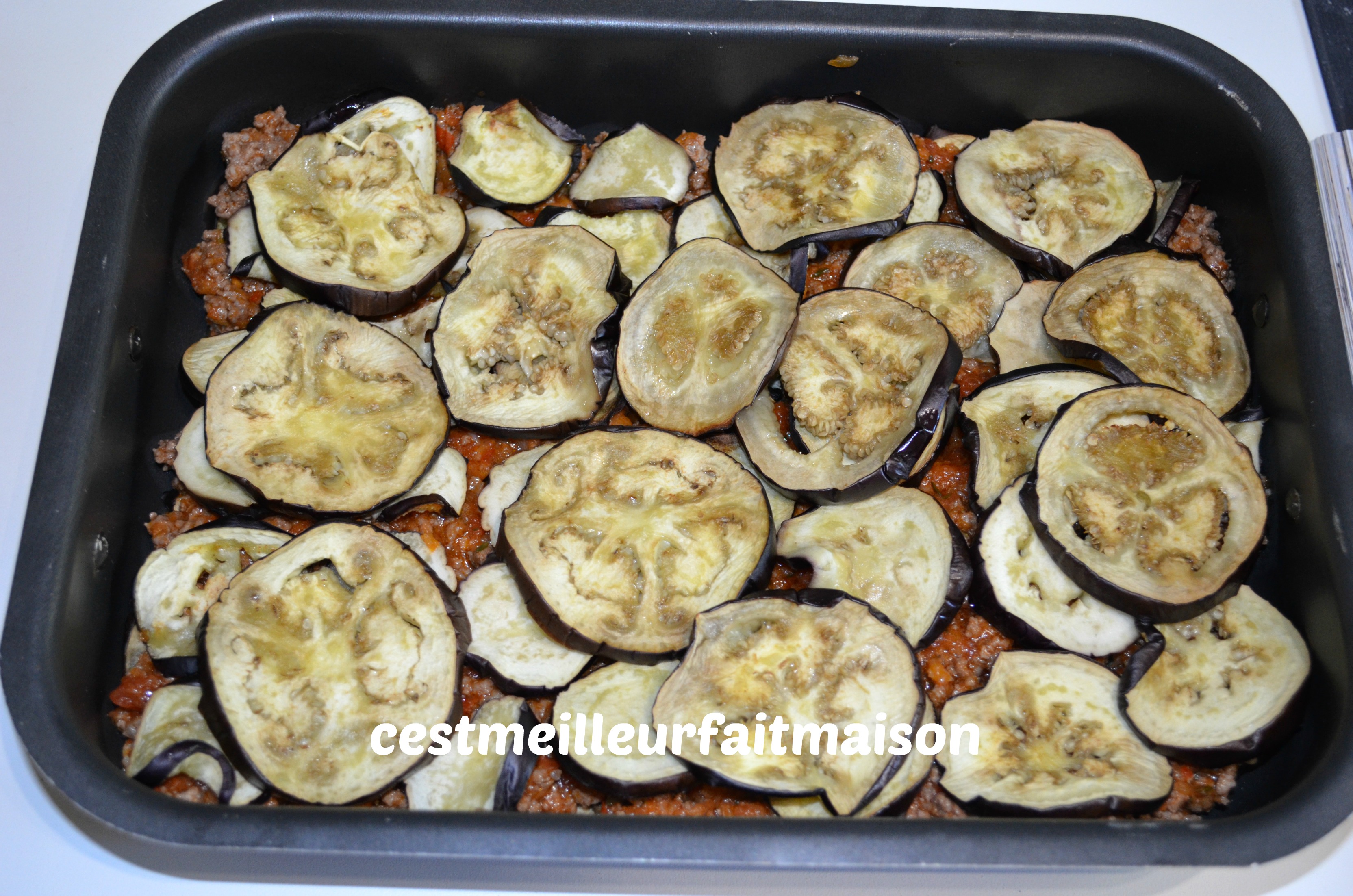 Gratin d’aubergines à la bolognaise C'est meilleur fait maison
