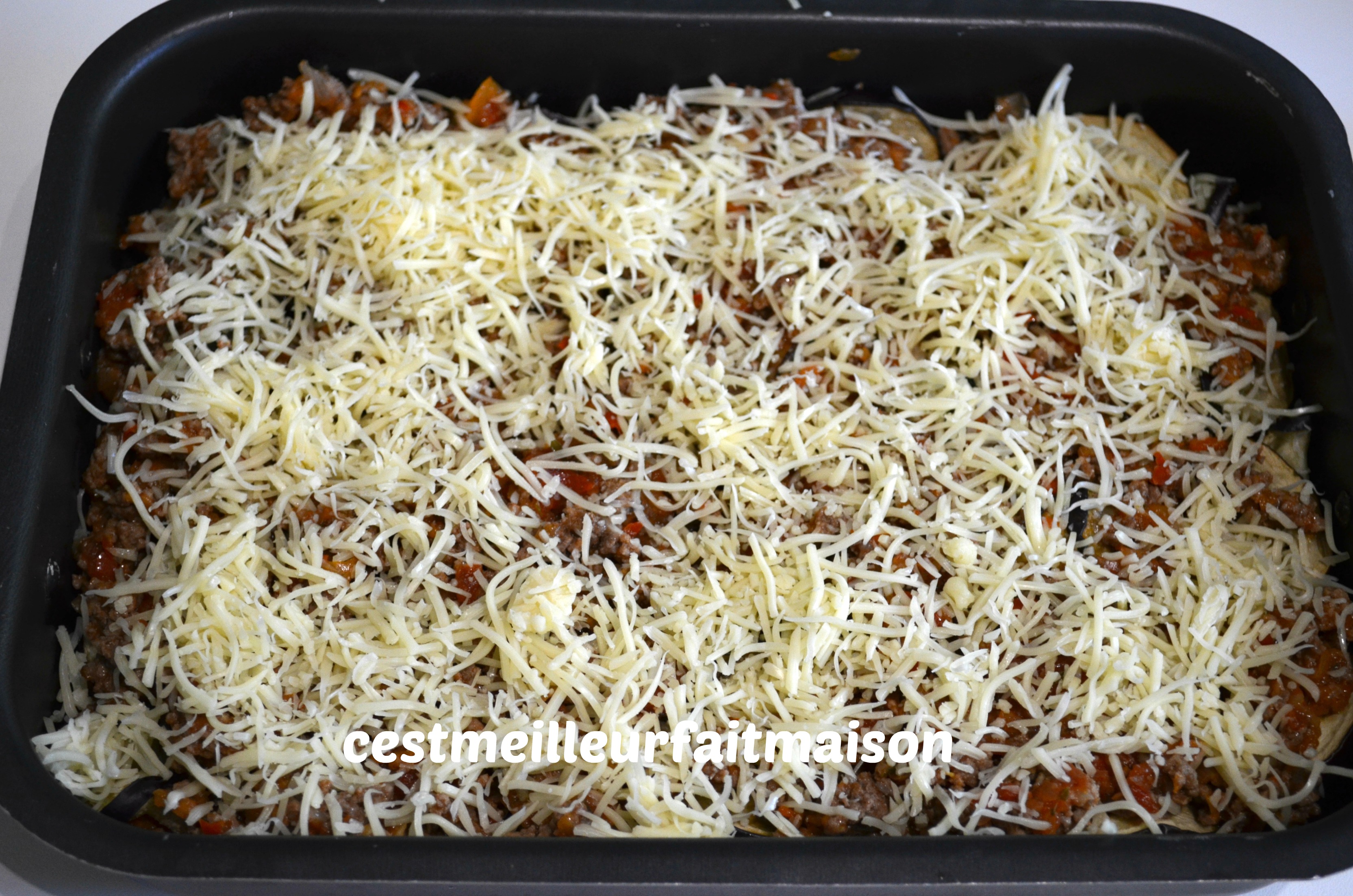Gratin d’aubergines à la bolognaise C'est meilleur fait maison