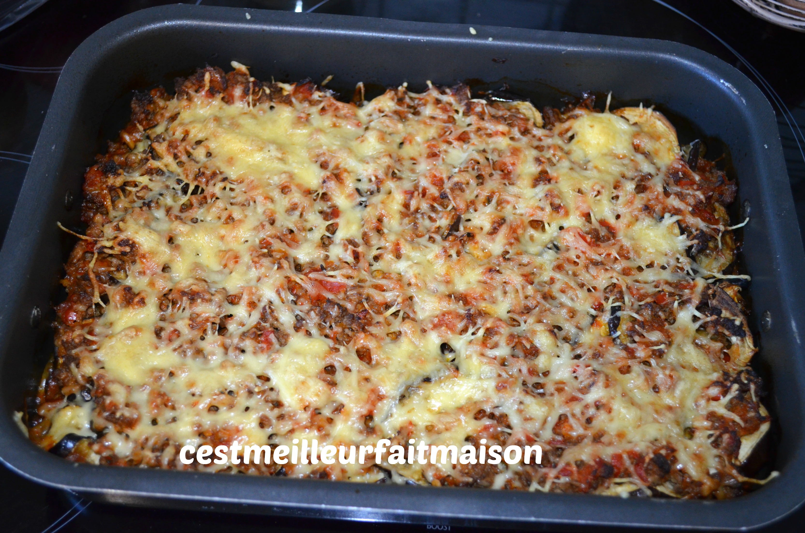 Gratin d’aubergines à la bolognaise C'est meilleur fait maison
