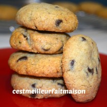 Sablés aux noix, flocons d'avoine et chocolat