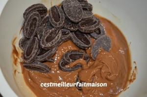 Crousti-fondant au chocolat et aux framboises