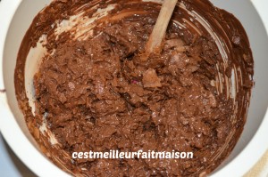 Crousti-fondant au chocolat et aux framboises