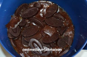 Crousti-fondant au chocolat et aux framboises