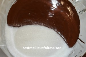 Crousti-fondant au chocolat et aux framboises