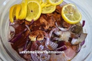 Poulet rôti au sumac, au zaatar et au citron