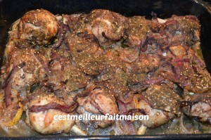 Poulet rôti au sumac, au zaatar et au citron