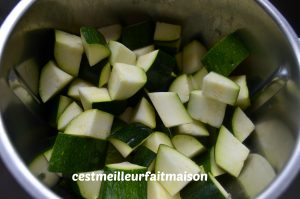 Gaspacho de courgettes au basilic