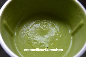 Gaspacho de courgettes au basilic