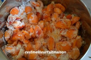 Confiture abricot vanille