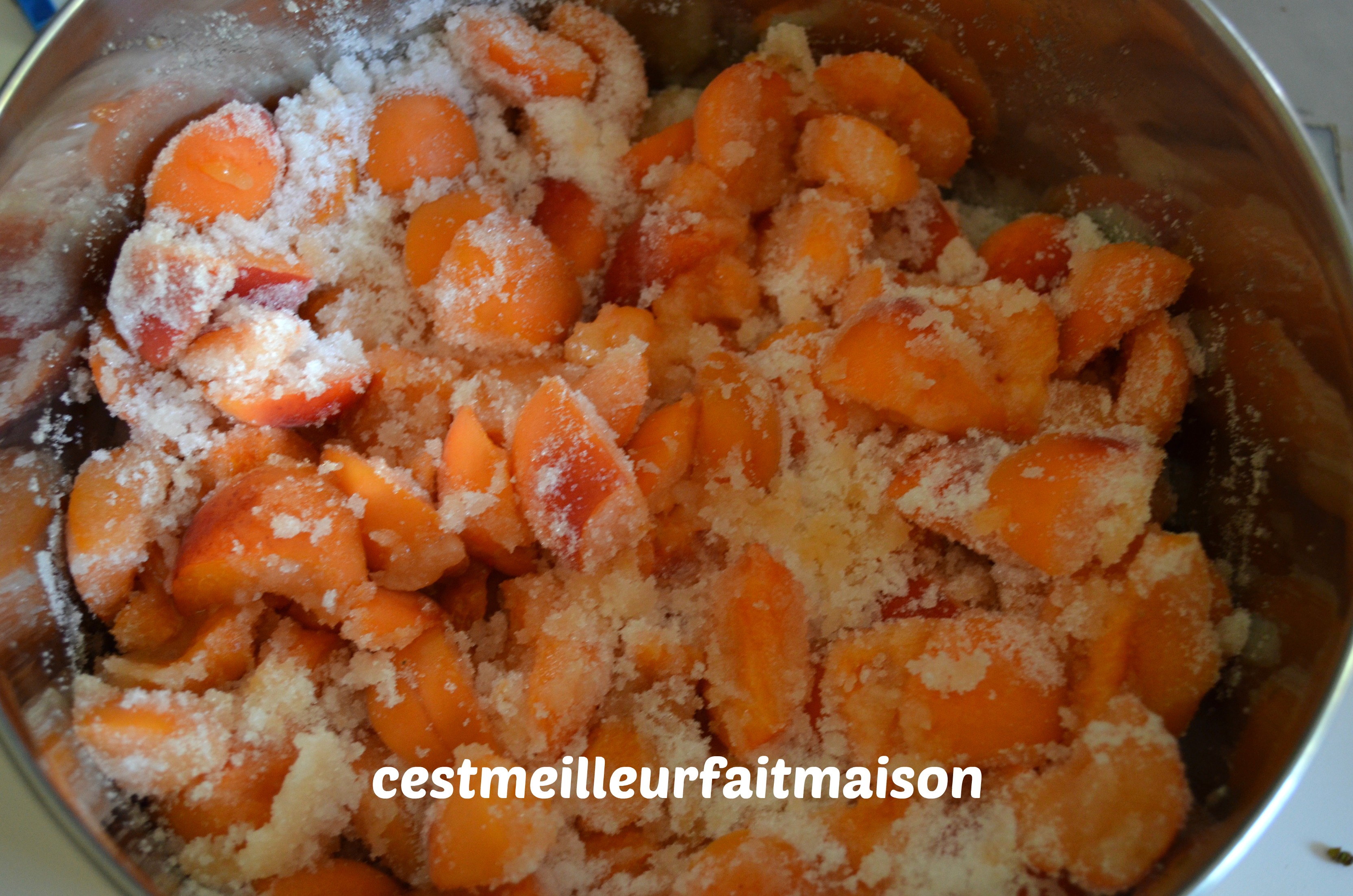 Confiture abricot vanille