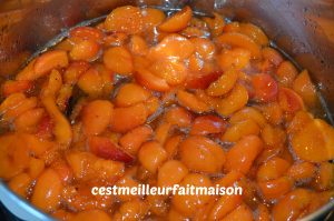 Confiture abricot vanille