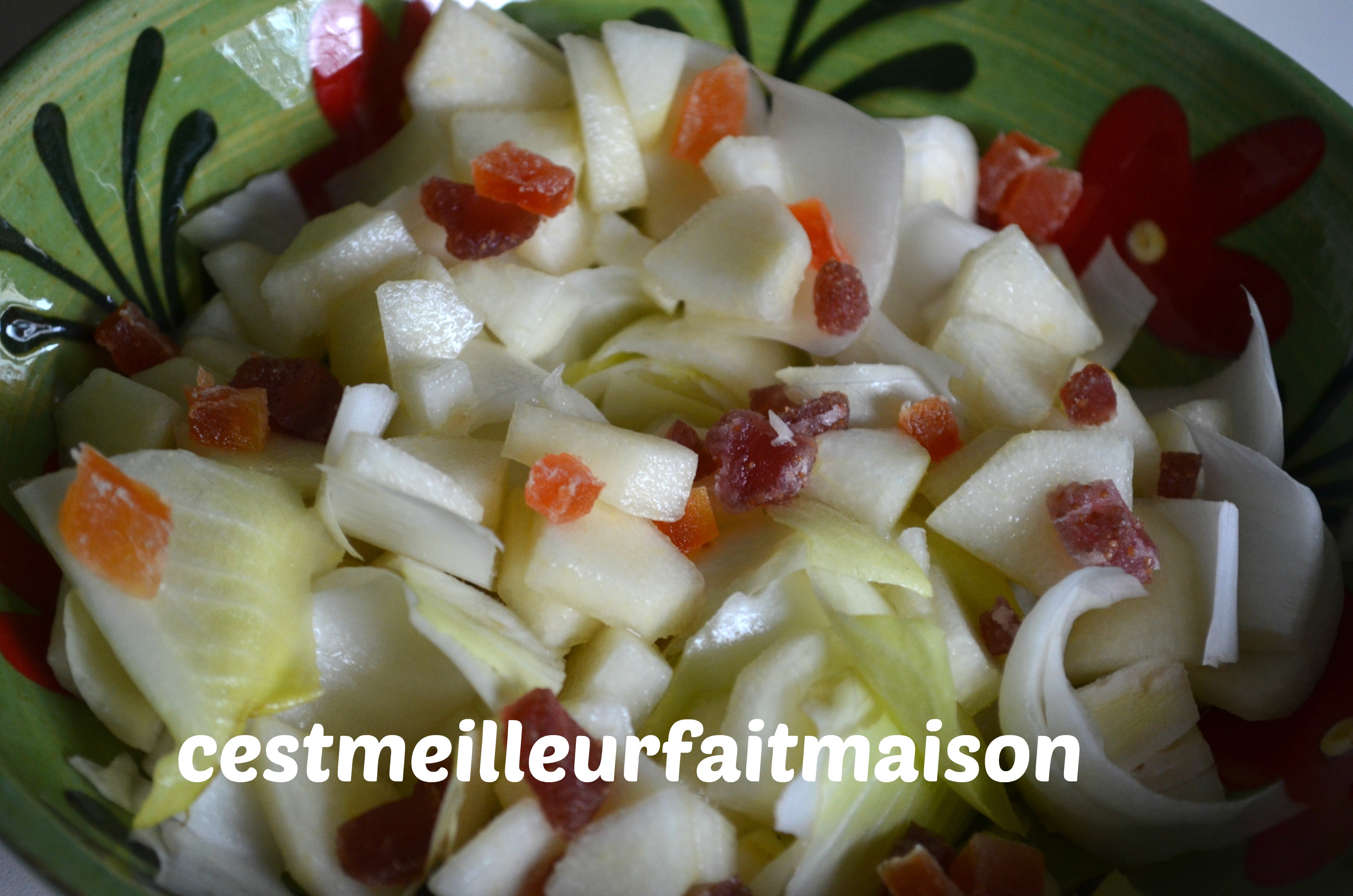 Salade d'endives aux poires