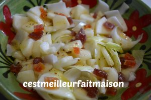 Salade d'endives aux poires