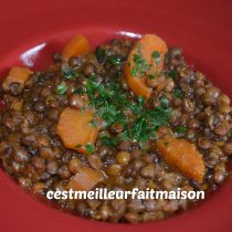 Lentilles à la marocaine