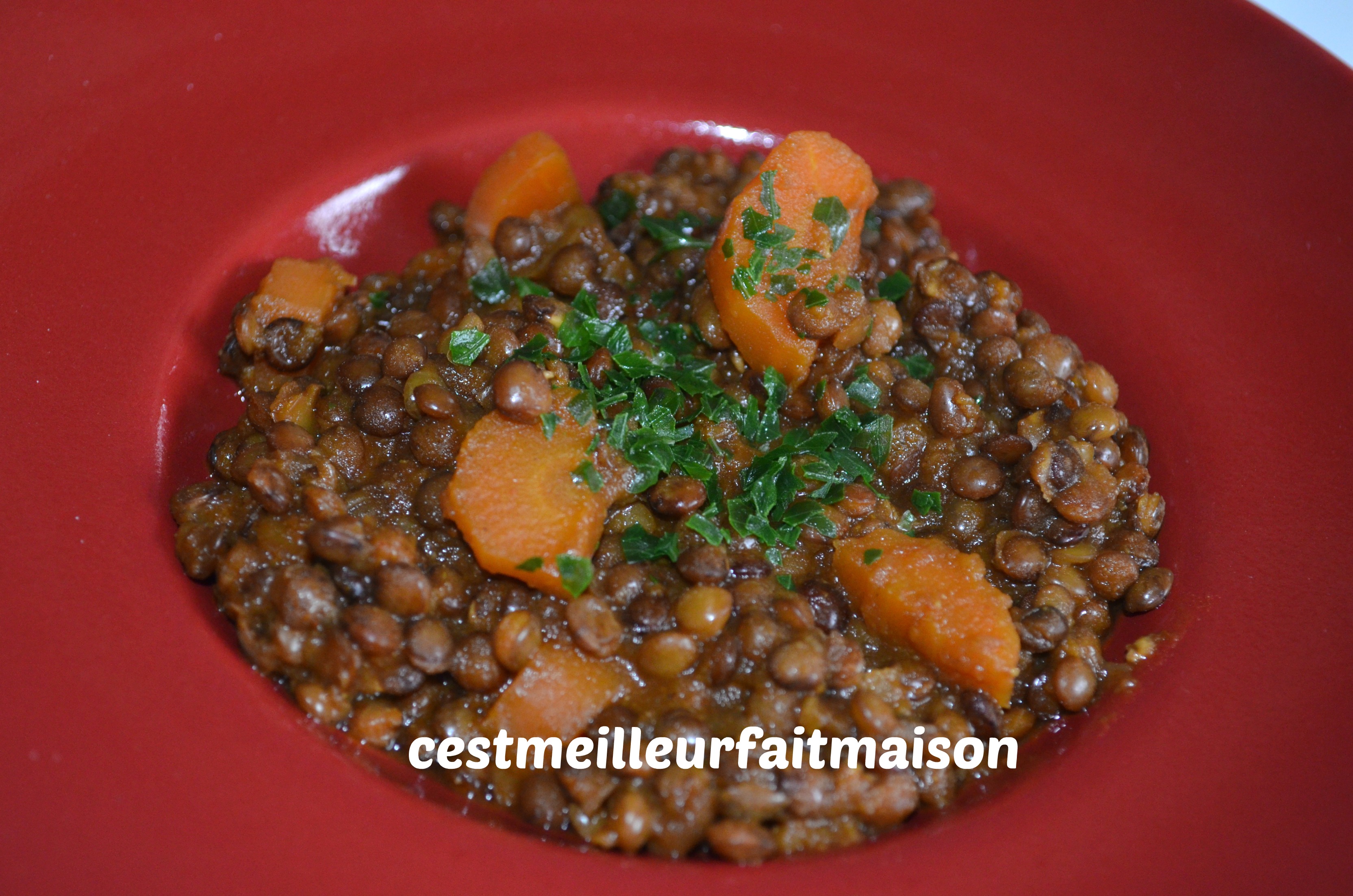 Lentilles à la marocaine