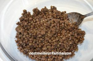 Salade de lentilles