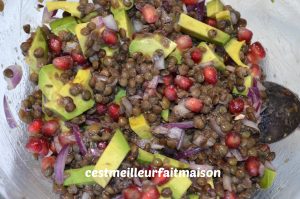 Salade de lentilles