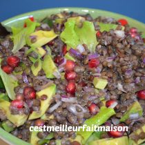 Salade de lentilles