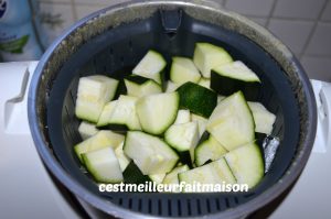 Crevettes au curry et au courgettes