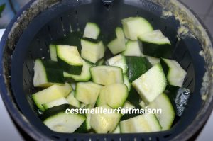 Crevettes au curry et au courgettes